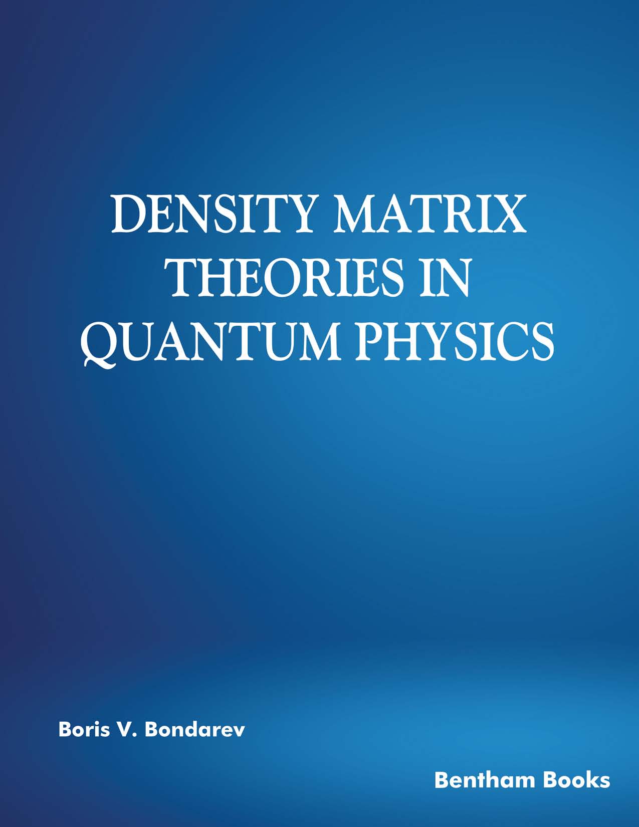 image of Density Matrix Theories in Quantum Physics